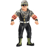 Sgt. Slaughter with Helmet Major Big Rubber Guys 1:9 Scale 8-Inch Posed Wrestling Figure