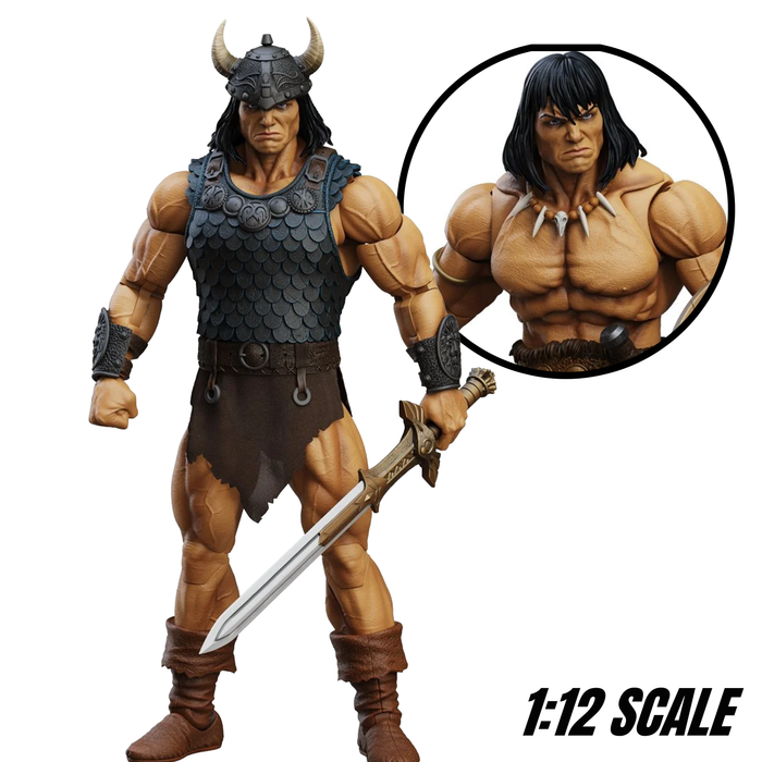 Conan Reaver of the Black Coast 6" Boss Fight Figure Epic HACKS by Boss Fight Studio horned warrior with sword