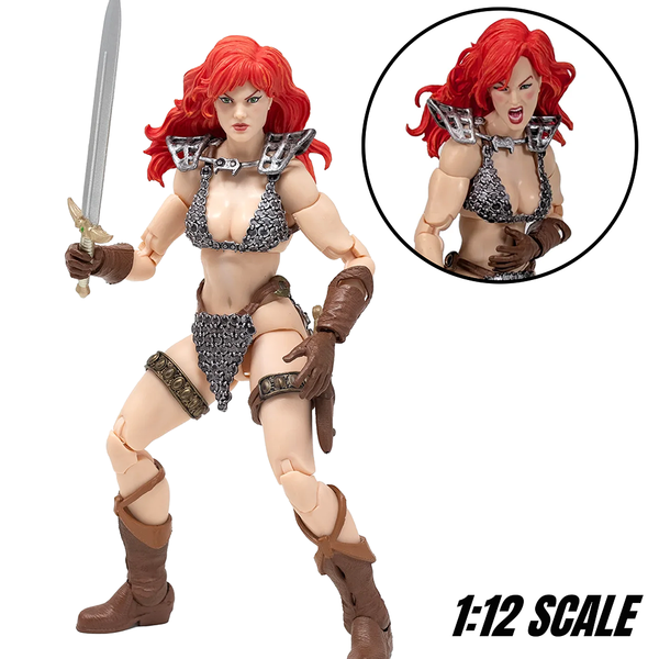 Red Sonja 50th Anniversary Epic H.A.C.K.S. 1:12 Scale Action Figure - Boss Fight Studio