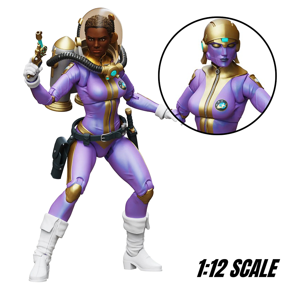 Roxy London Epic H.A.C.K.S. Core Wave 1 Action Figure by Boss Fight Studio purple sci fi figure