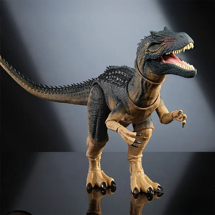 Mattel Hammond Collection Allosaurus dinosaur figure with articulated limbs and lifelike details in action pose