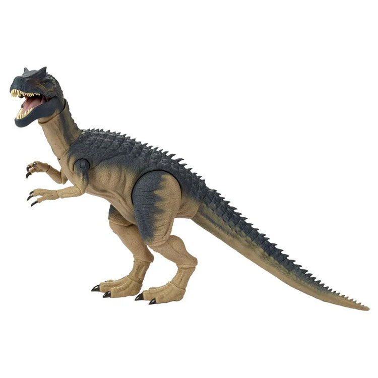 Mattel Jurassic World Hammond Collection Allosaurus figure with posable limbs and realistic detailing
