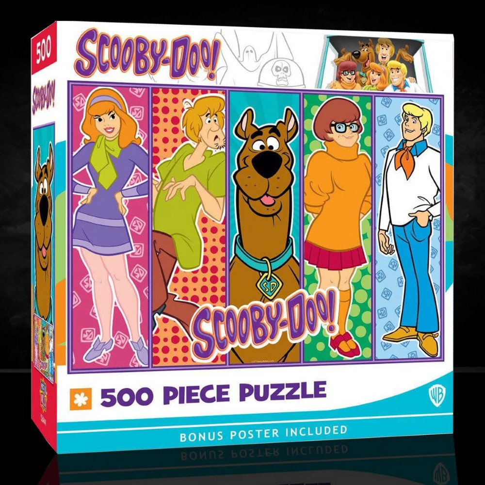Scooby Doo and Hanna Barbara Puzzle Bundle Sold as Set by Go Figment 500 piece puzzle