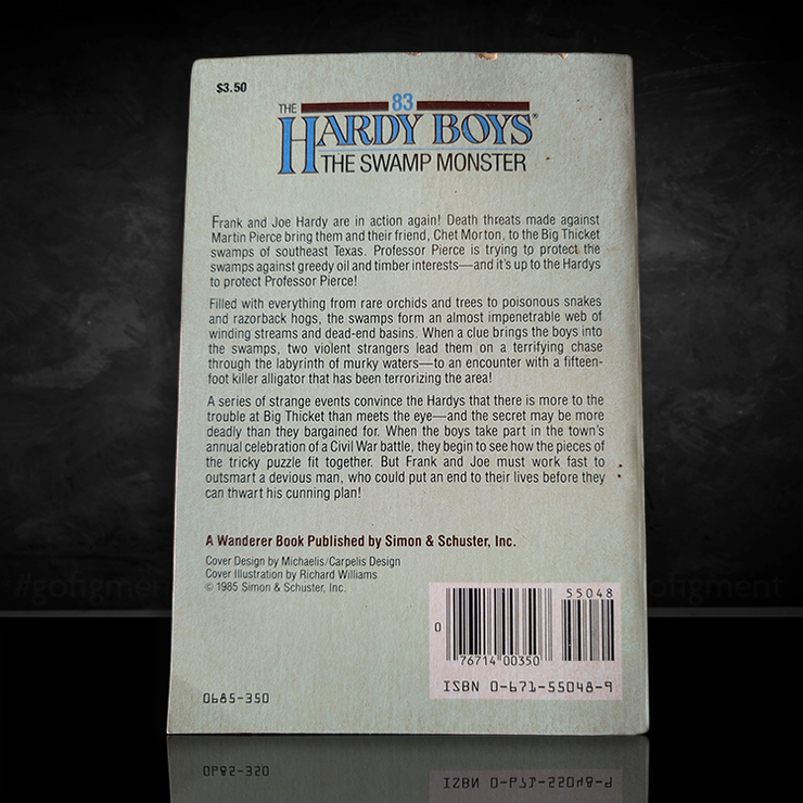 83 The Hardy Boys The Swamp Monster 1985 (Sq-Mint)
