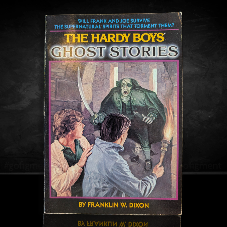 Vintage 1989 Hardy Boys Ghost Stories paperback by Franklin W. Dixon, published by Simon & Schuster