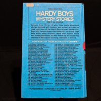 Vintage 1968 Hardy Boys book The Mystery of the Whale Tattoo blue cover by Grosset & Dunlap