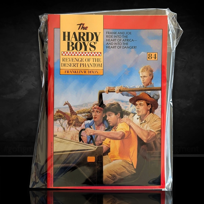 Image of a Hardy Boys Paperback book featuring 83 The Swamp Monster - The Hardy Boys Paperback Book - Vintage 1986