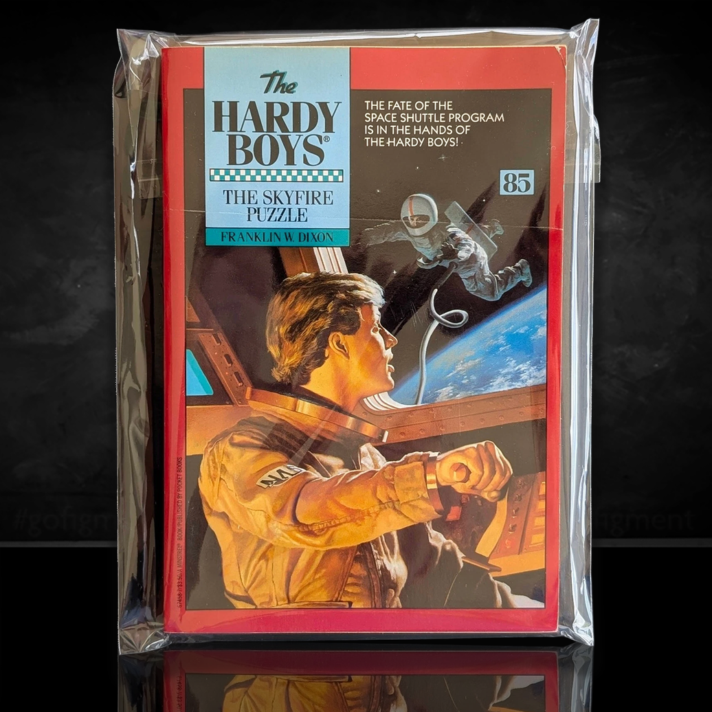 Image of a Hardy Boys Paperback book featuring 83 The Swamp Monster - The Hardy Boys Paperback Book - Vintage 1988