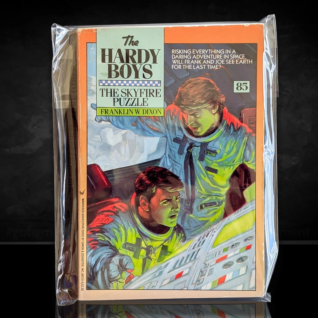 Image of a Hardy Boys Paperback book featuring 83 The Swamp Monster - The Hardy Boys Paperback Book - Vintage 1989