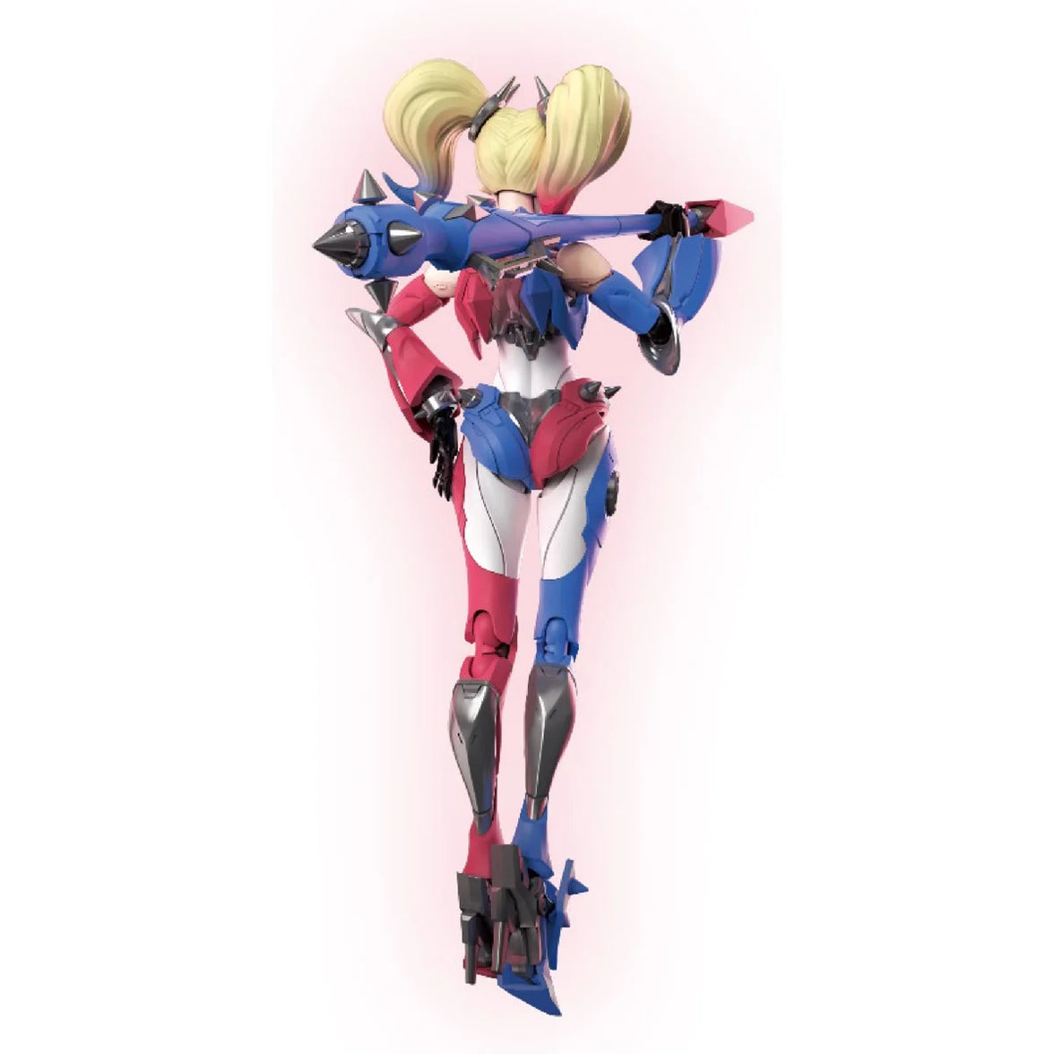 Harley Quinn 6-Inch Model Kit - DC Champion Class CC04 Blokees figure in blue and pink costume