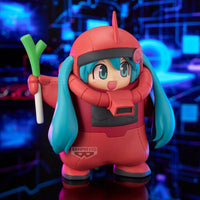 Hatsune Miku Gundam 45th Anniversary Char's Zaku Costume Figure Banpresto Statue