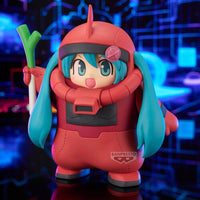 Hatsune Miku Gundam 45th Anniversary Char's Zaku Costume Figure Banpresto Statue