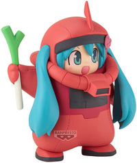 Hatsune Miku Gundam 45th Anniversary Char's Zaku Costume Figure Banpresto Statue