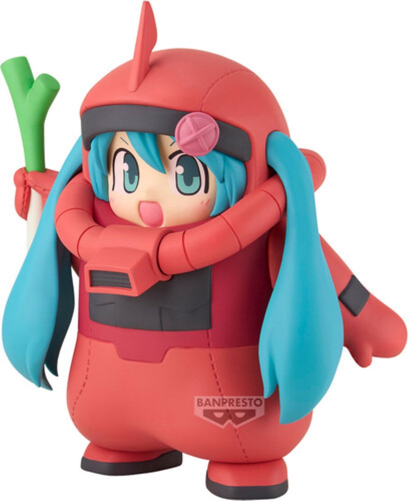 Hatsune Miku Gundam 45th Anniversary Char's Zaku Costume Figure Banpresto Statue