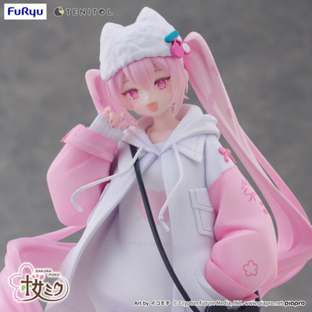 Hatsune Miku Tenitol Sakura Miku Cool Style Figure by FuRyu