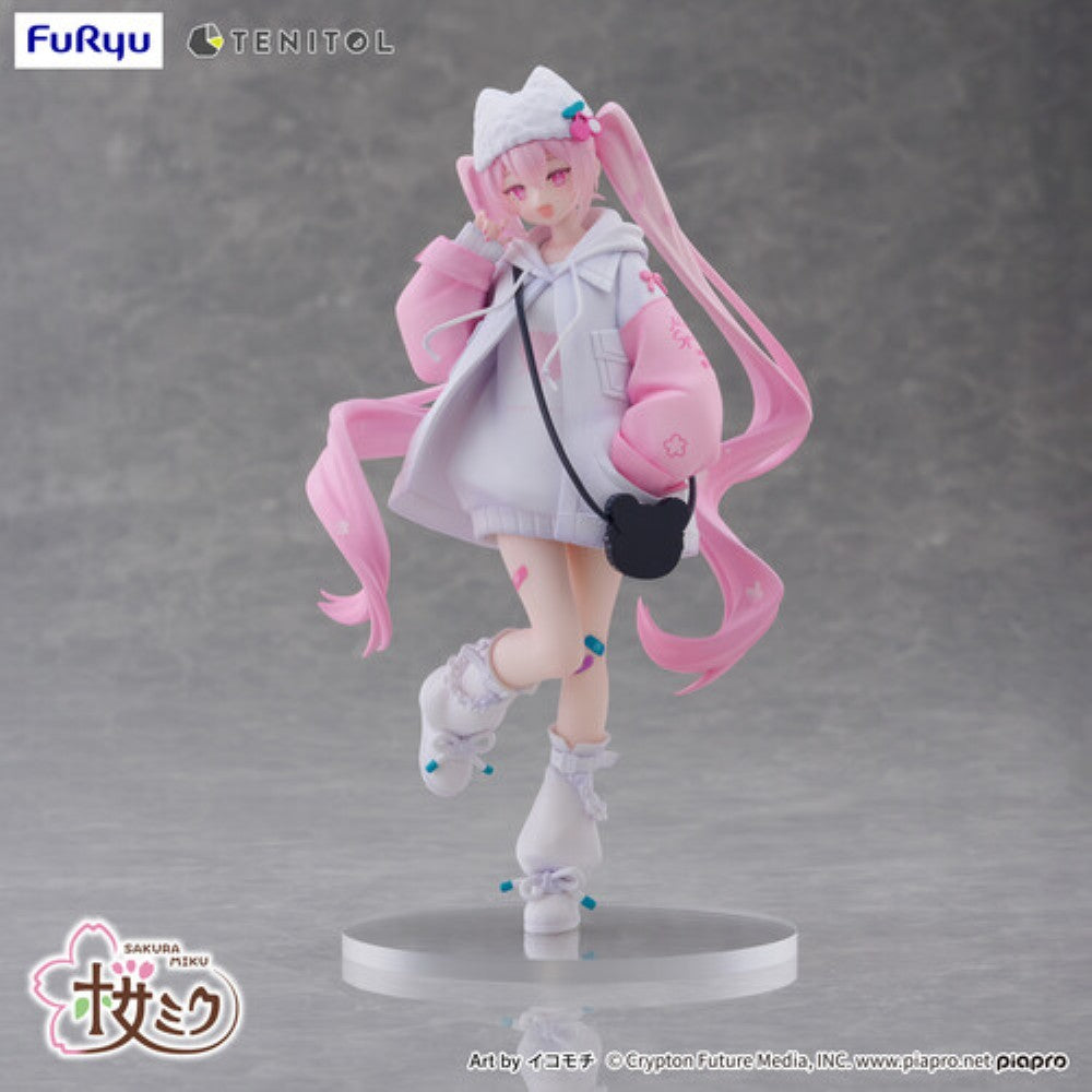 Hatsune Miku Tenitol Sakura Miku Cool Style Figure by FuRyu