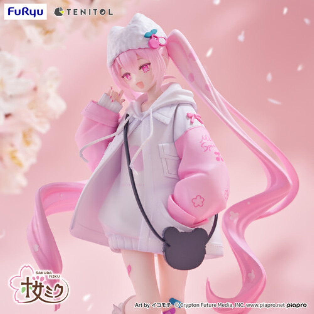 Hatsune Miku Tenitol Sakura Miku Cool Style Figure by FuRyu
