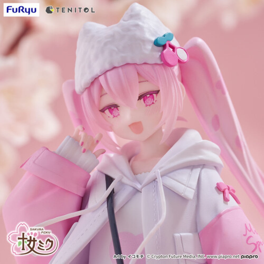 Hatsune Miku Tenitol Sakura Miku Cool Style Figure by FuRyu