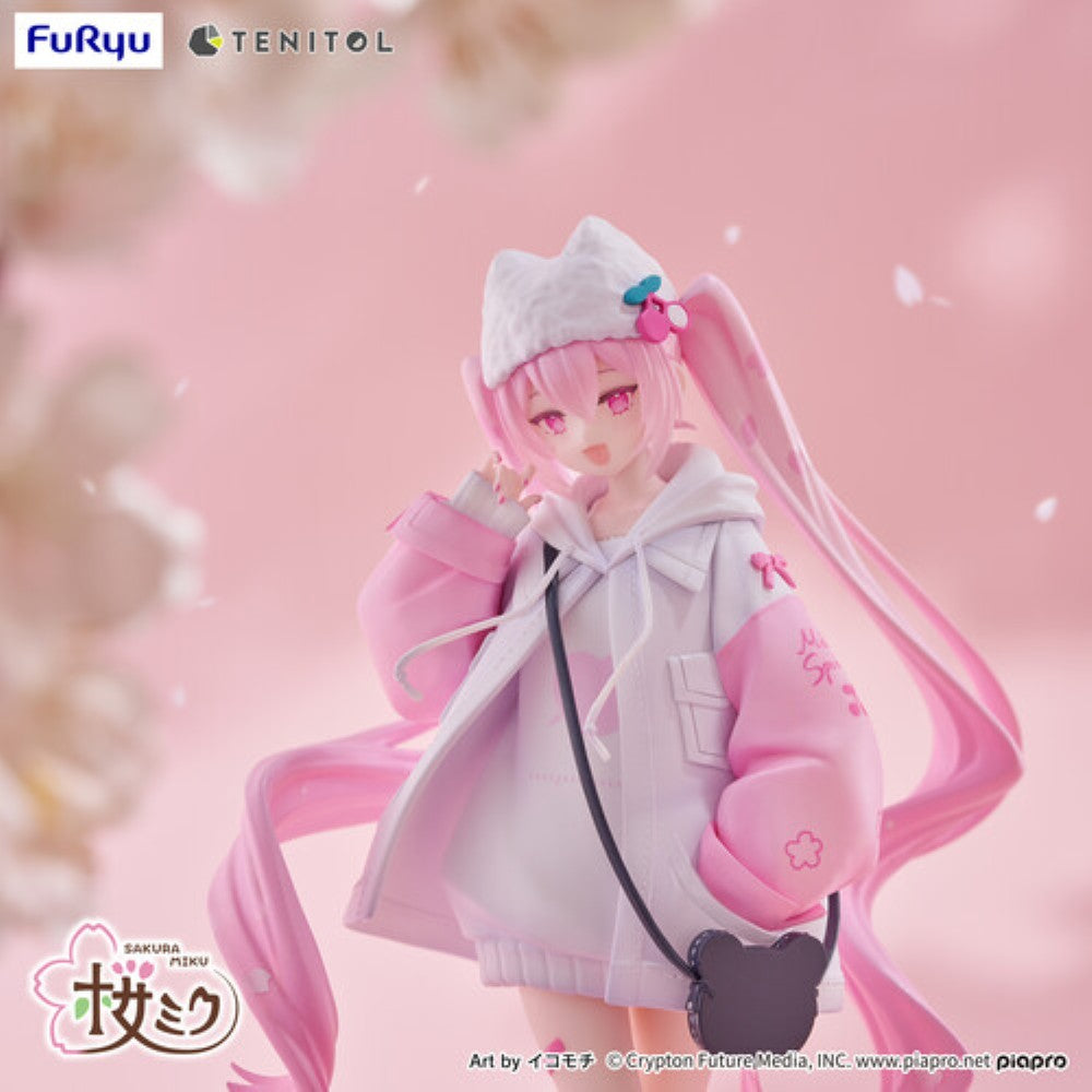 Hatsune Miku Tenitol Sakura Miku Cool Style Figure by FuRyu