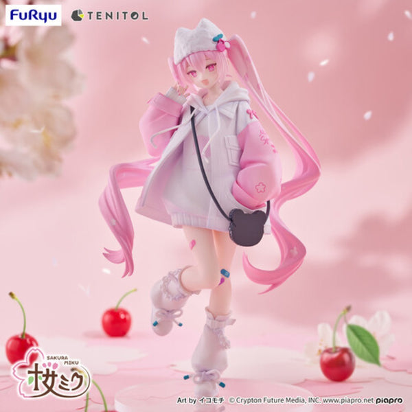 Hatsune Miku Tenitol Sakura Miku Cool Style Figure by FuRyu