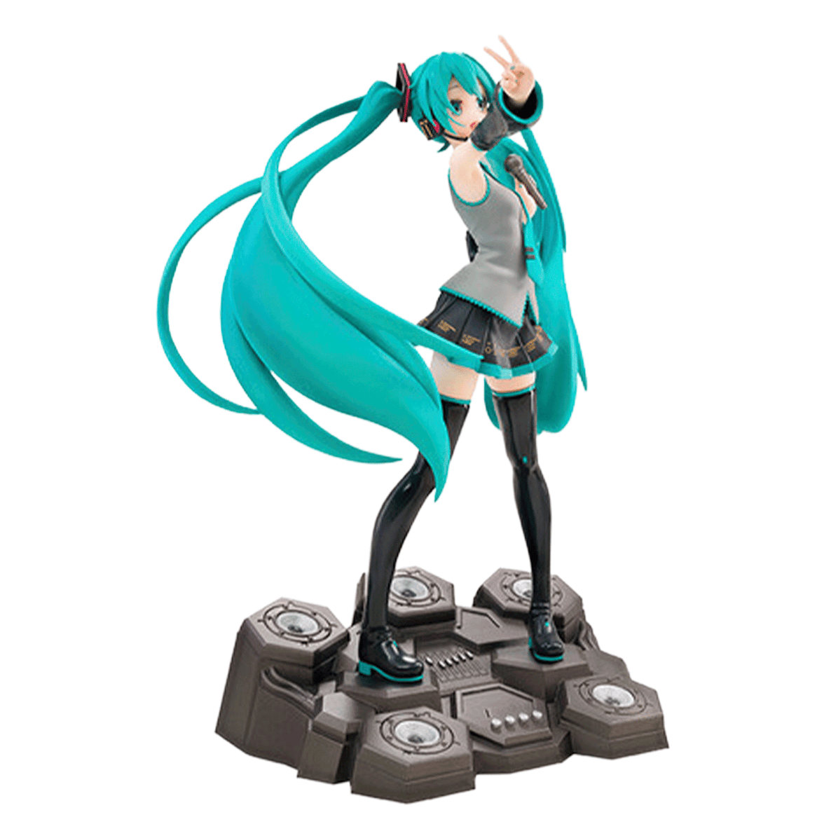 Vocaloid Hatsune Miku SFC Figure by Abysse – Dynamic 1:10 Scale Collectible Statue 7" Tall