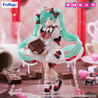 Hatsune Miku x TIROL Choco: Milk Chocolate Version – Trio-Try-iT Statue by Banpresto new in box with pastel tones and chocolate details