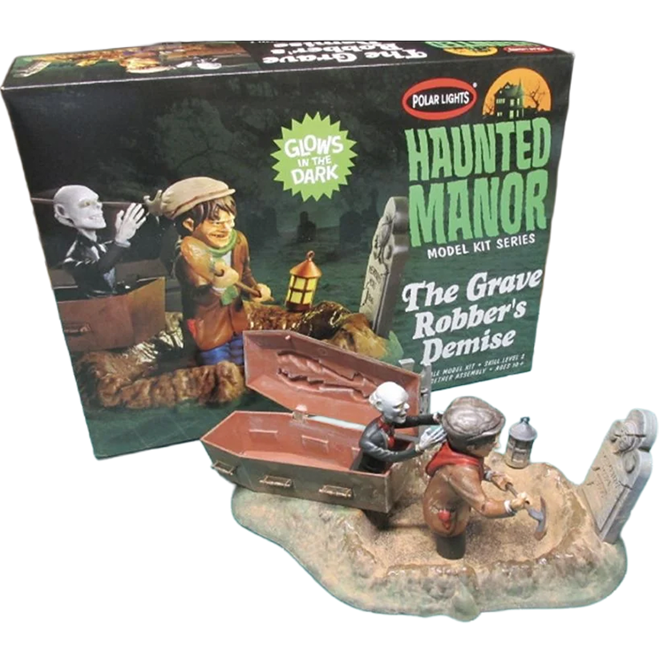 Haunted Manor Limited Edition Model Kit - The Grave Robber's Demise Glows