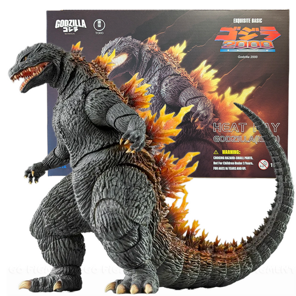 Godzilla 2000 Godzilla Millennium Heat Ray Exquisite Basic Series Action Figure 6 inch by Exquisite