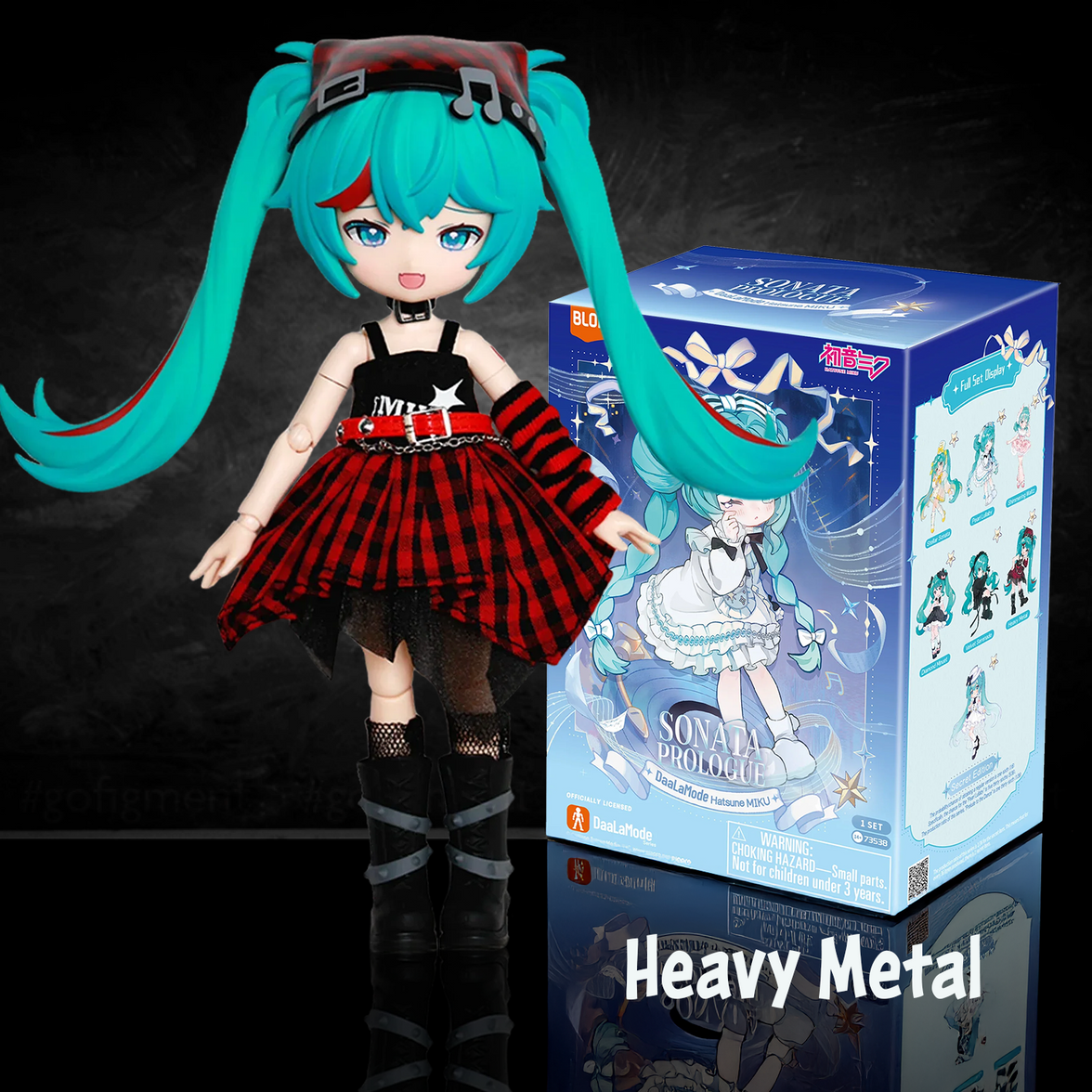 Hatsune Miku DaaLaMode Series U-PICK Sonata Prologue Blokees Model Kit