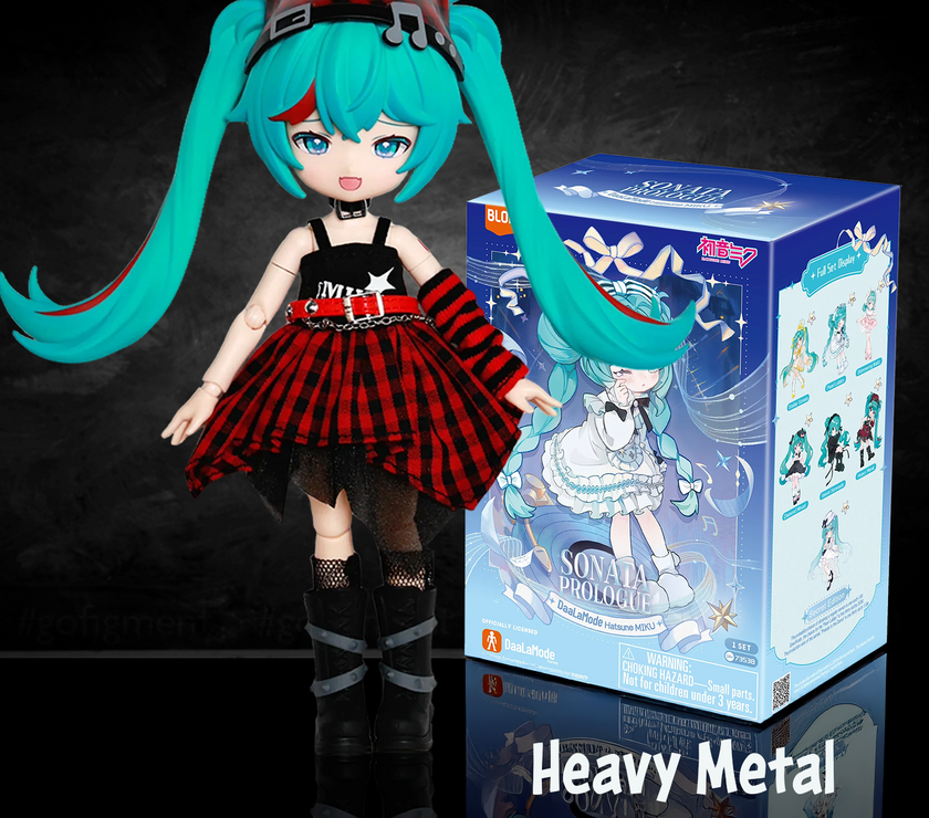 Hatsune Miku DaaLaMode Series U-PICK Sonata Prologue Blokees Model Kit