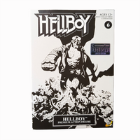 Hellboy Black and White 1:12 Scale Action Figure - Entertainment Earth Exclusive by Boss Fight Studio 7.5 Inches packaging