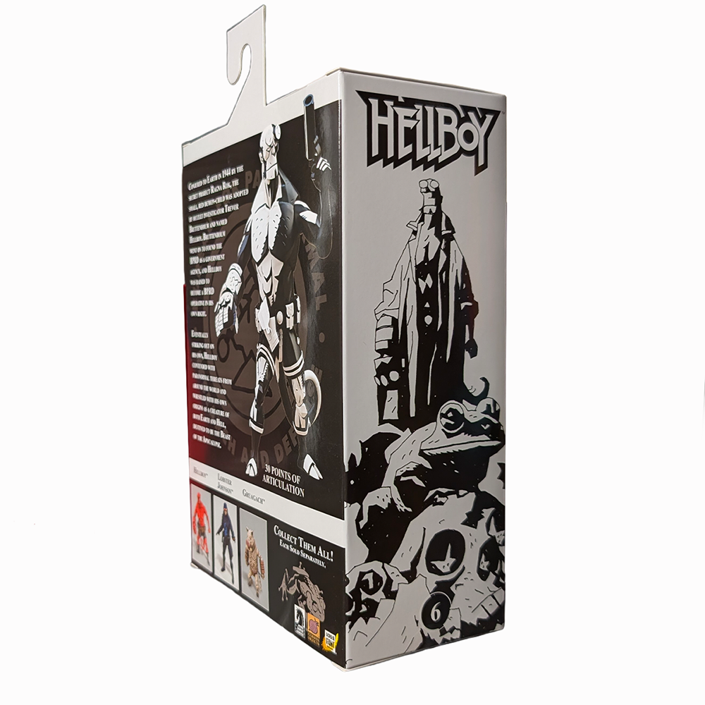 Hellboy Black and White 1:12 Scale Action Figure - Entertainment Earth Exclusive by Boss Fight Studio 7.5 Inches boxed