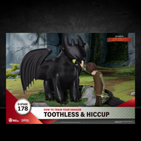 Beast Kingdom - How to Train Your Dragon - D-Stage - Toothless & Hiccup Statue