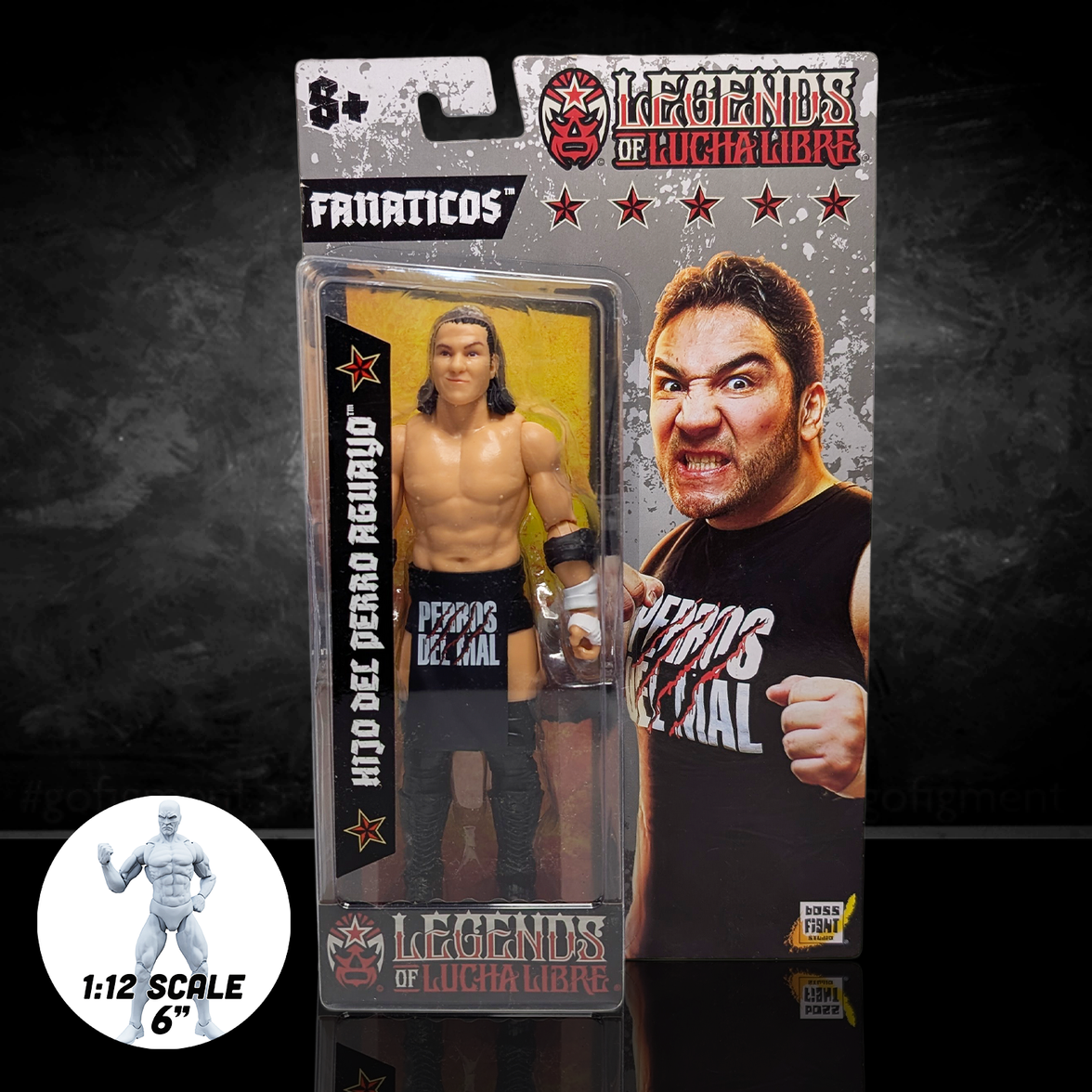 Hijo Del Perro Aguayo Legends of Lucha Libre Fanaticos 6" Action Figure – Perros del Mal Edition (1:12 Scale)