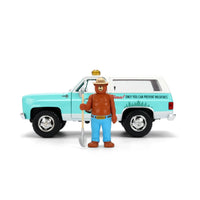 Smokey Bear 1980 Chevy Blazer 1:24 Scale Die-Cast Metal Vehicle with Figure by Jada Toys