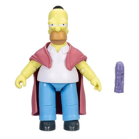 Homer Simpson with Supermarine Sandwich Action Figure The Simpsons 5in Scale