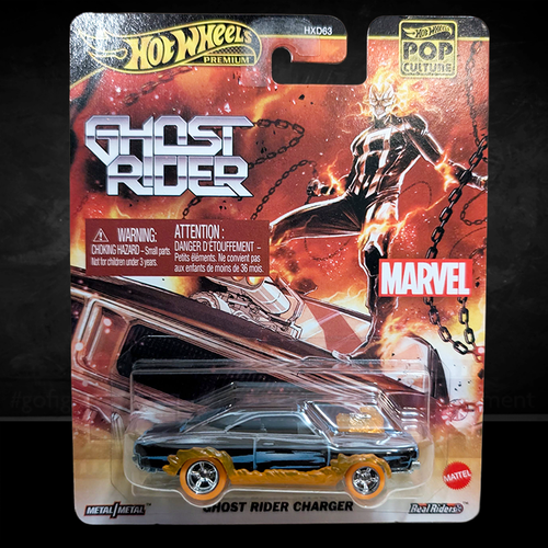 Ghost Rider Charger Hot Wheels Premium Diecast Car | Go Figment