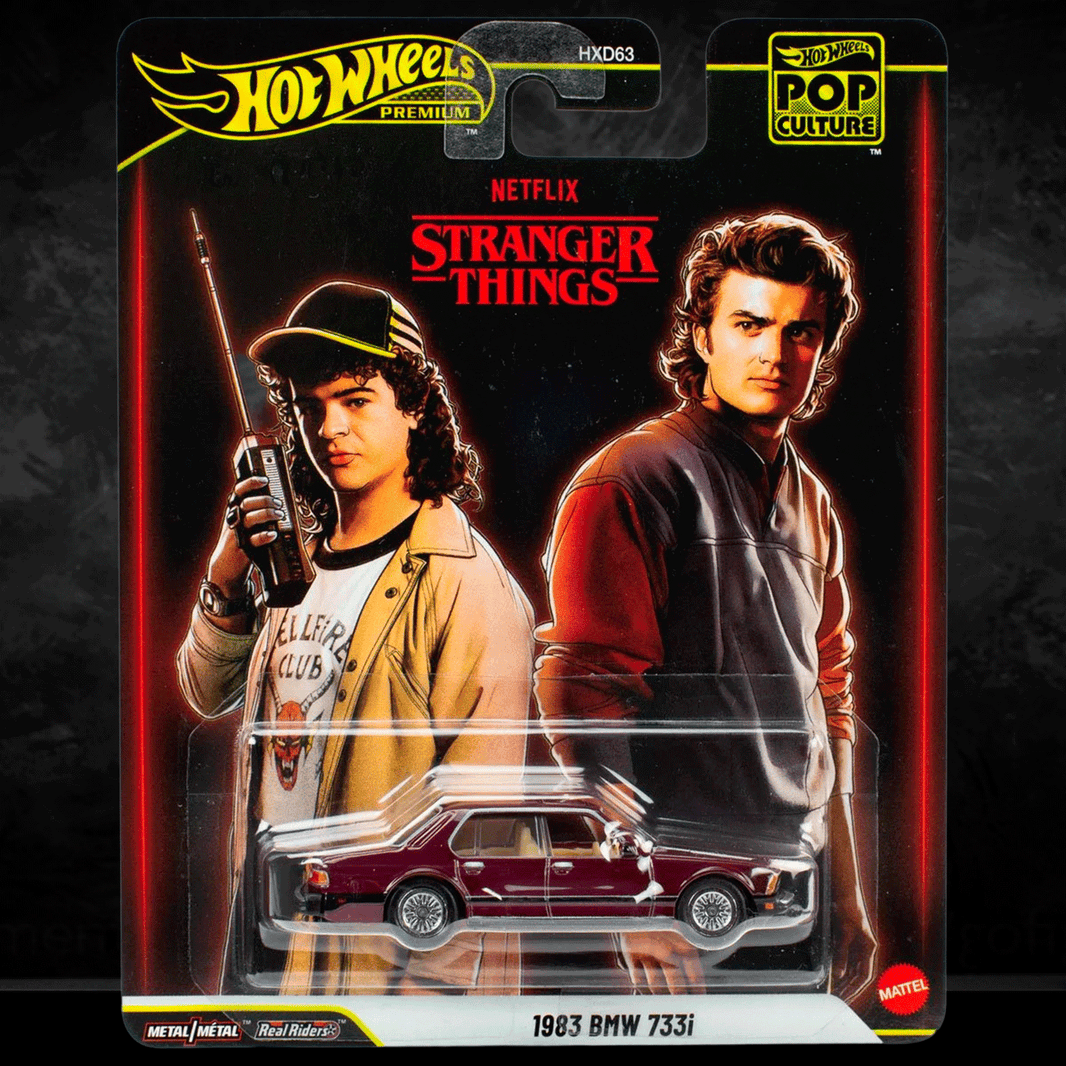 Hot Wheels 1983 BMW 733I - Stranger Things Pop Culture 2026 Premium Die-Cast Vehicle
