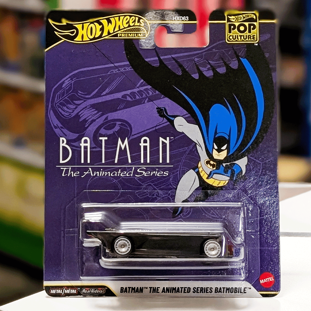 Hot Wheels Animated Series Batmobile - Pop Culture 2026 Premium Die-Cast Vehicle