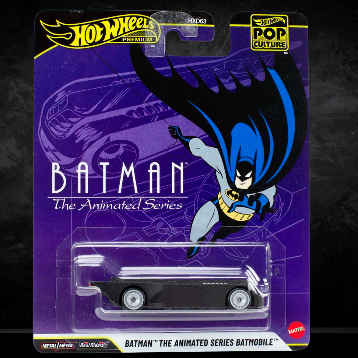 Hot Wheels Animated Series Batmobile - Pop Culture 2026 Premium Die-Cast Vehicle