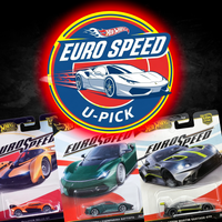 Euro Speed Hot Wheels Premium Metal Real Riders Die-Cast Cars