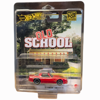 77 Pontiac Firebird T/A 1:64 Hot Wheels Pop Culture Mini-Vehicle by Mattel in red packaging