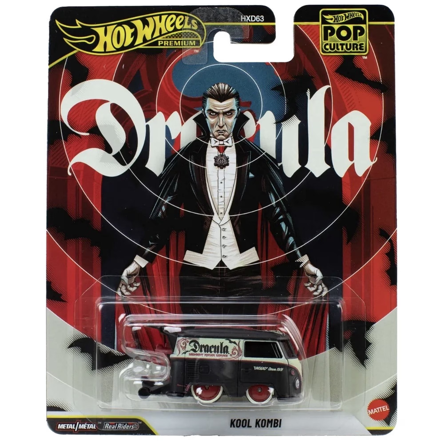 Dracula Kool Kombi 1:64 Scale Hot Wheels Premium Pop Culture Diecast Car
