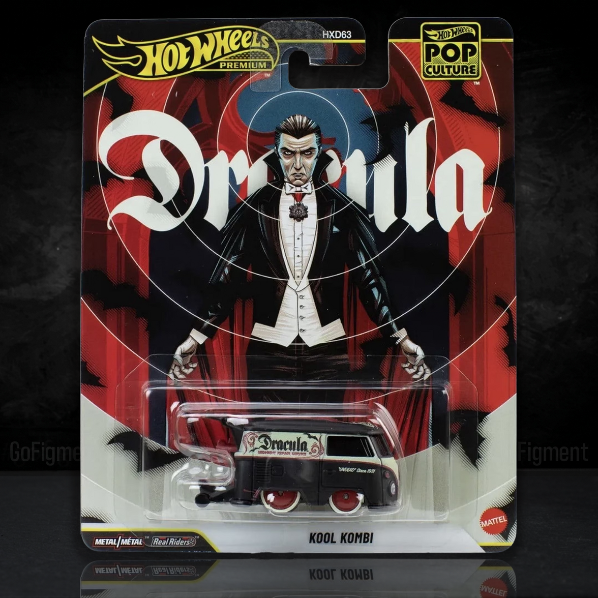 Dracula Kool Kombi 1:64 Scale Hot Wheels Premium Pop Culture Diecast Car
