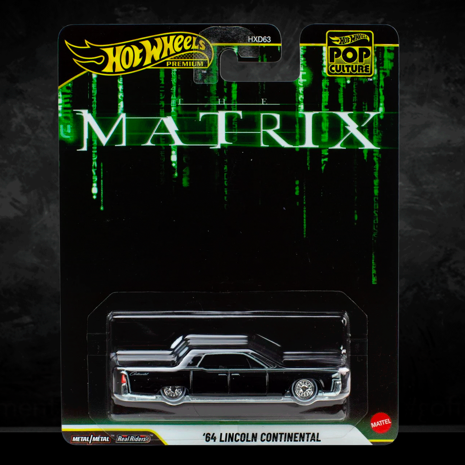 Hot Wheels 64 Lincoln Continental - The Matrix Pop Culture 2026 Premium Die-Cast Vehicle