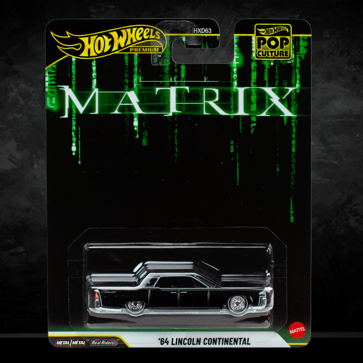 Hot Wheels 64 Lincoln Continental - The Matrix Pop Culture 2026 Premium Die-Cast Vehicle