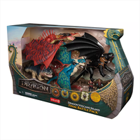 How to Train Your Dragon Final Battle Pack with Toothless, Nadder, Gronckle, and Viking riders in detailed packaging