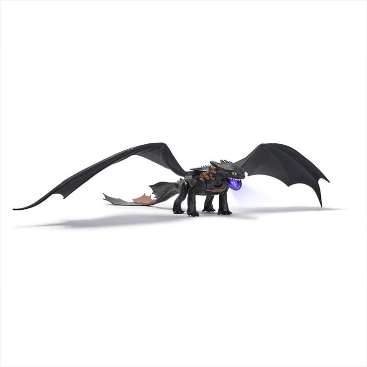 Image of How to Train Your Dragon Toothless Ultimate Plasma Blast Light-Up Action Figure
