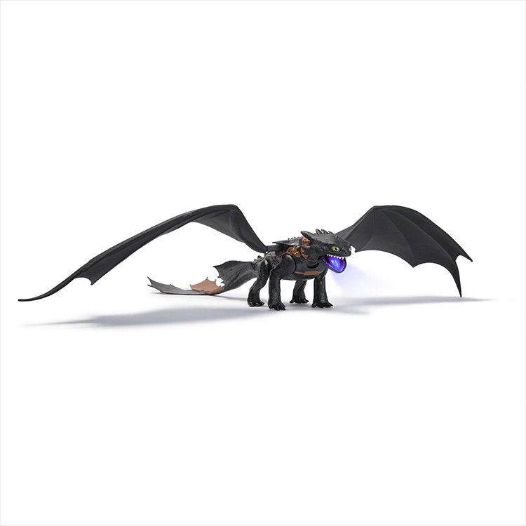 Image of How to Train Your Dragon Toothless Ultimate Plasma Blast Light-Up Action Figure