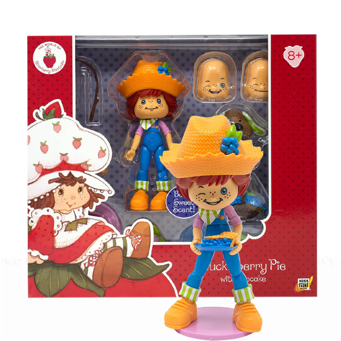 Huckleberry Pie Strawberry Shortcake DELUXE Action Figure 1:12 by Boss Fight Studio Llc with interchangeable faces